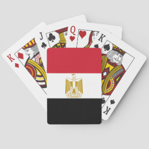 Flagge Ägyptens Spielkarten