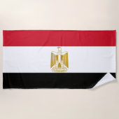 Flagge Ägyptens Strandtuch (Vorderseite)