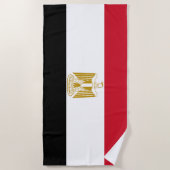 Flagge Ägyptens Strandtuch (Vorderseite)