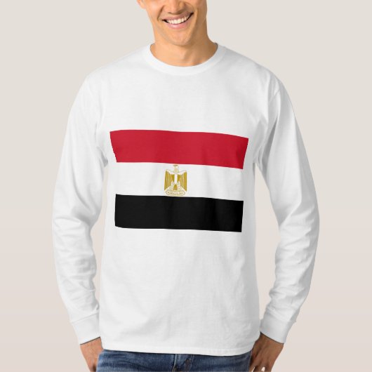Flagge Ägyptens T-Shirt (Vorderseite)