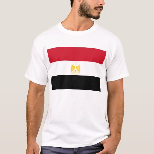 Flagge Ägyptens T-Shirt (Vorderseite)
