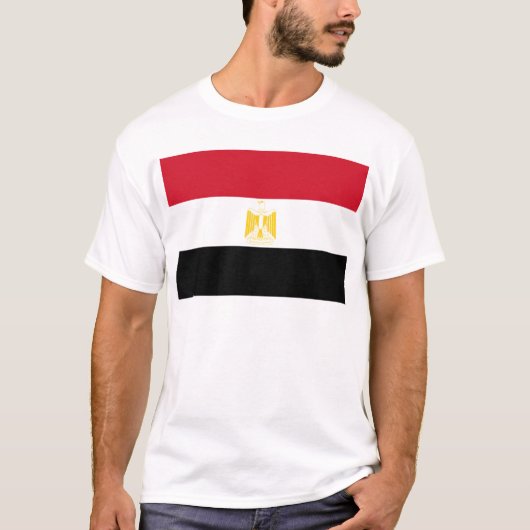Flagge Ägyptens T-Shirt (Vorderseite)