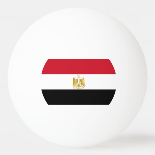 Flagge Ägyptens Tischtennisball (Rückseite)