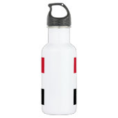 Flagge Ägyptens Trinkflasche (Rückseite)