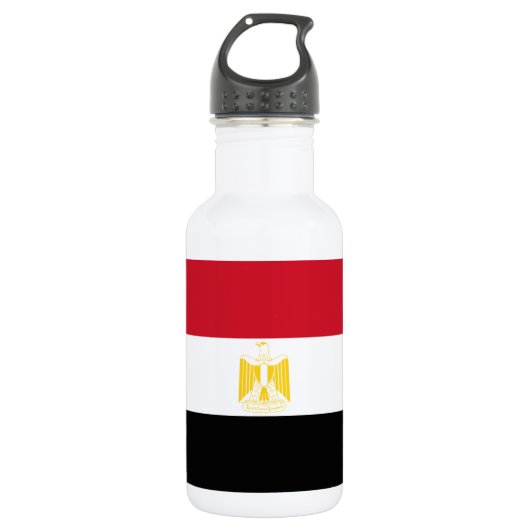 Flagge Ägyptens Trinkflasche (Vorderseite)