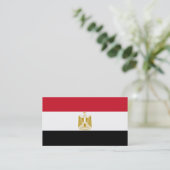Flagge Ägyptens Visitenkarten Visitenkarte (Stehend Vorderseite)