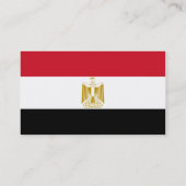 Flagge Ägyptens Visitenkarten Visitenkarte (Rückseite)