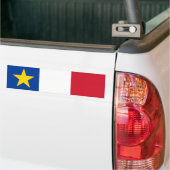 Flagge Akadiens Autoaufkleber (Auf Lkw)