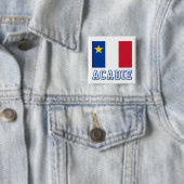 Flagge Akadiens Button (Beispiel)