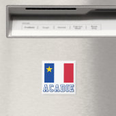 Flagge Akadiens Magnet (In Situ (Geschirrspüler))