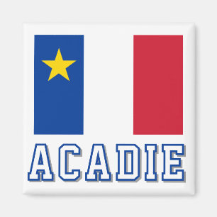 Flagge Akadiens Magnet
