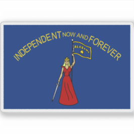 Flagge Alabamas (1861-1865) Aufkleber