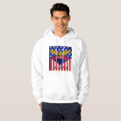 Flagge Alaska USA Hoodie (Vorne ganz)