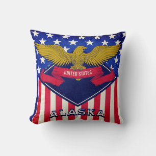 Flagge Alaska USA Kissen