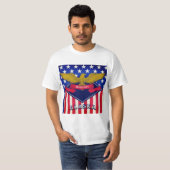 Flagge Alaska USA T-Shirt (Vorne ganz)