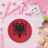 Flagge AlbanienpapierTellers Pappteller (Party)