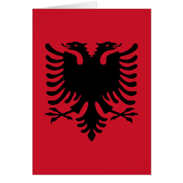 Flagge Albaniens (Vorne)