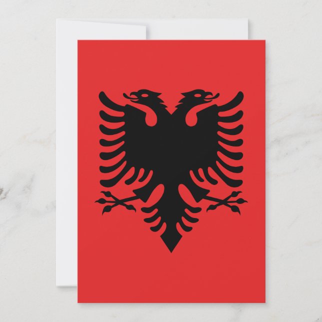 Flagge Albaniens (Vorderseite)