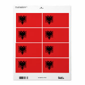Flagge Albaniens (Vorne)