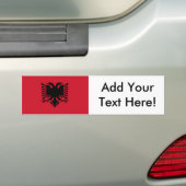 Flagge Albaniens Autoaufkleber (Auf Auto)