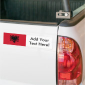 Flagge Albaniens Autoaufkleber (Auf Lkw)