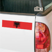 Flagge Albaniens Autoaufkleber (Auf Lkw)