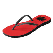 Flagge Albaniens Badesandalen (Schrägansicht)