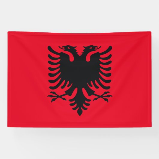 Flagge Albaniens Banner (Horizontal)