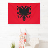 Flagge Albaniens Banner (InSitu)