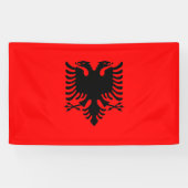 Flagge Albaniens Banner (Horizontal)