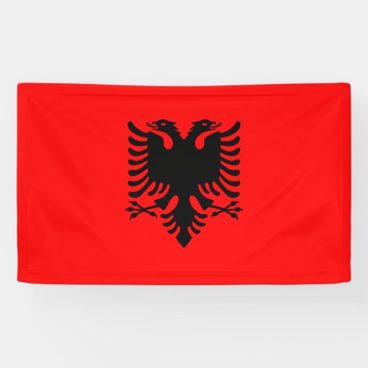 Flagge Albaniens Banner (Horizontal)