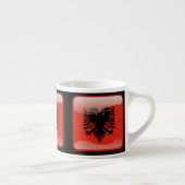 Flagge Albaniens Espressotasse (Rechts)