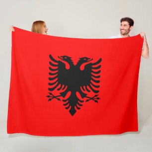 Flagge Albaniens Fleecedecke