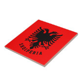 Flagge Albaniens Fliese (Seite)