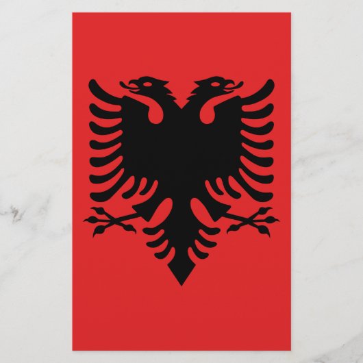 Flagge Albaniens Flyer (Vorne)