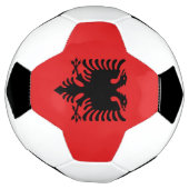 Flagge Albaniens Fußball (Gedreht)