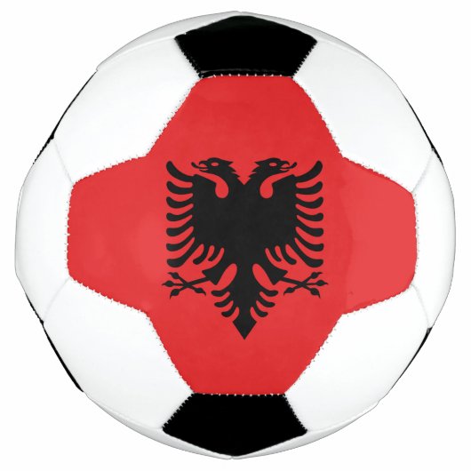 Flagge Albaniens Fußball (Vorderseite)