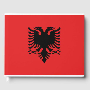Flagge Albaniens Gästebuch