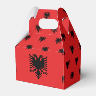 Flagge Albaniens Geschenkschachtel
