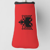 Flagge Albaniens Golf Headcover (Rotieren 90)