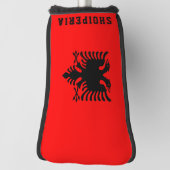 Flagge Albaniens Golf Headcover (Rotieren 90)