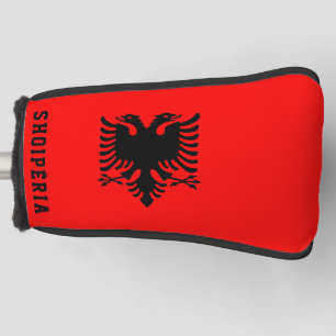 Flagge Albaniens Golf Headcover