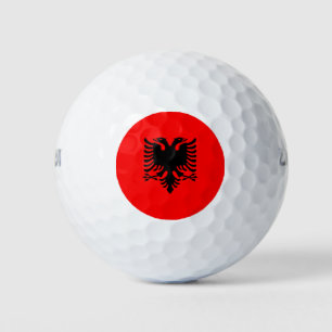Flagge Albaniens Golfball