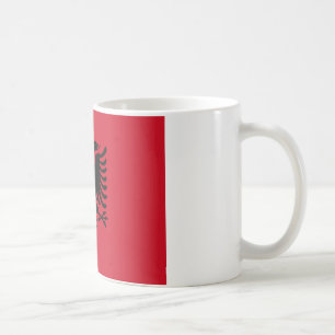 Flagge Albaniens Kaffeetasse