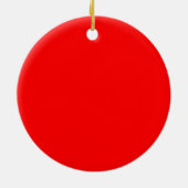 Flagge Albaniens Keramik Ornament (Hinten)