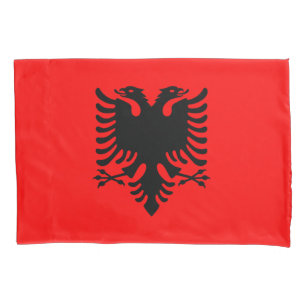 Flagge Albaniens Kissenbezug