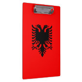 Flagge Albaniens Klemmbrett (Rechts)