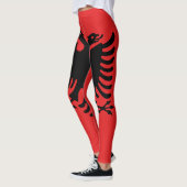Flagge Albaniens Leggings (Links)