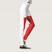 Flagge Albaniens Leggings (Rechts)