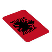 Flagge Albaniens Magnet (Rechte Seite)